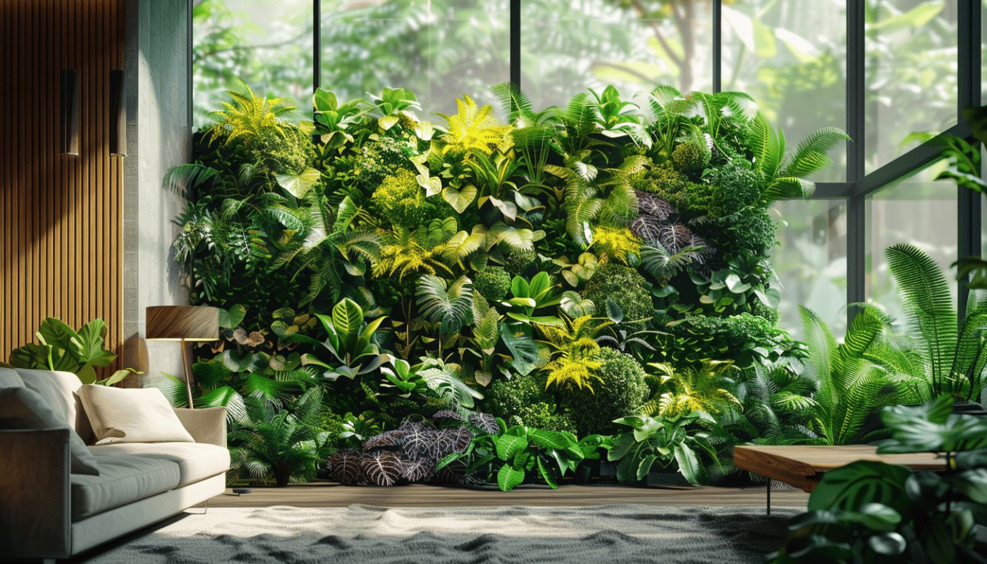 Créer un mur végétal intérieur conseils pour les débutants en jardinage d'intérieur