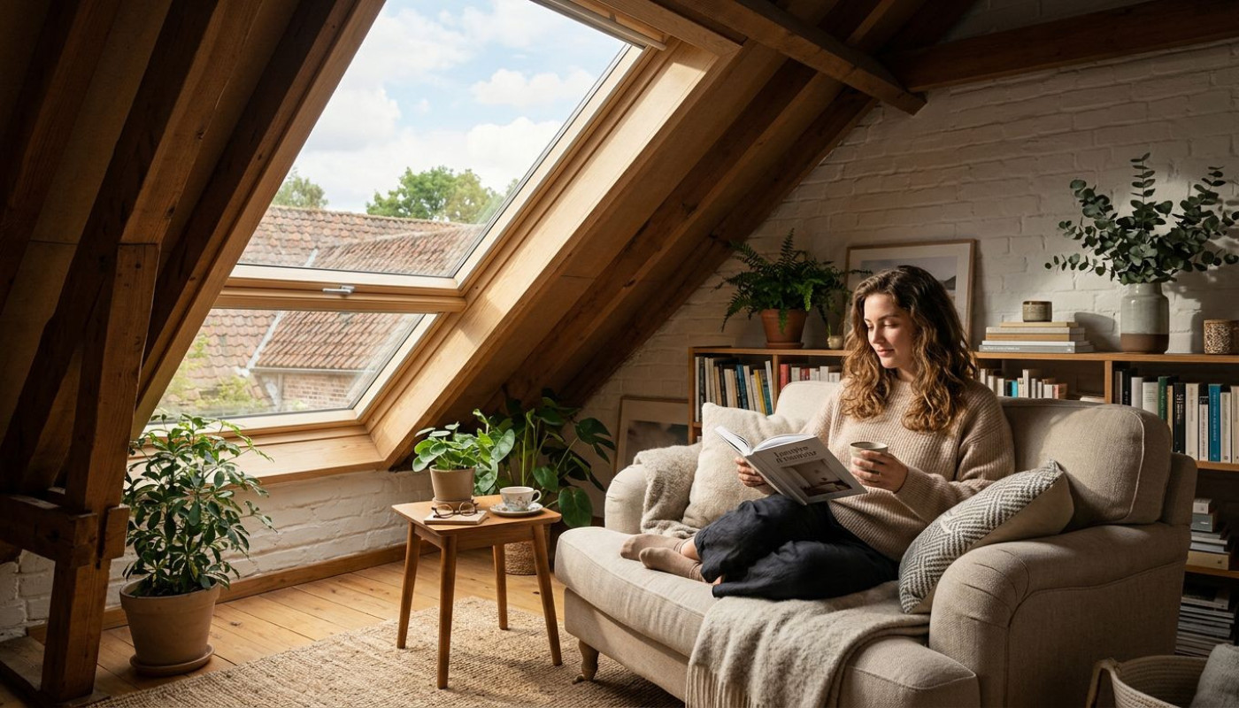 Quand la lumière façonne l’ambiance : repenser son espace avec une fenêtre de toit